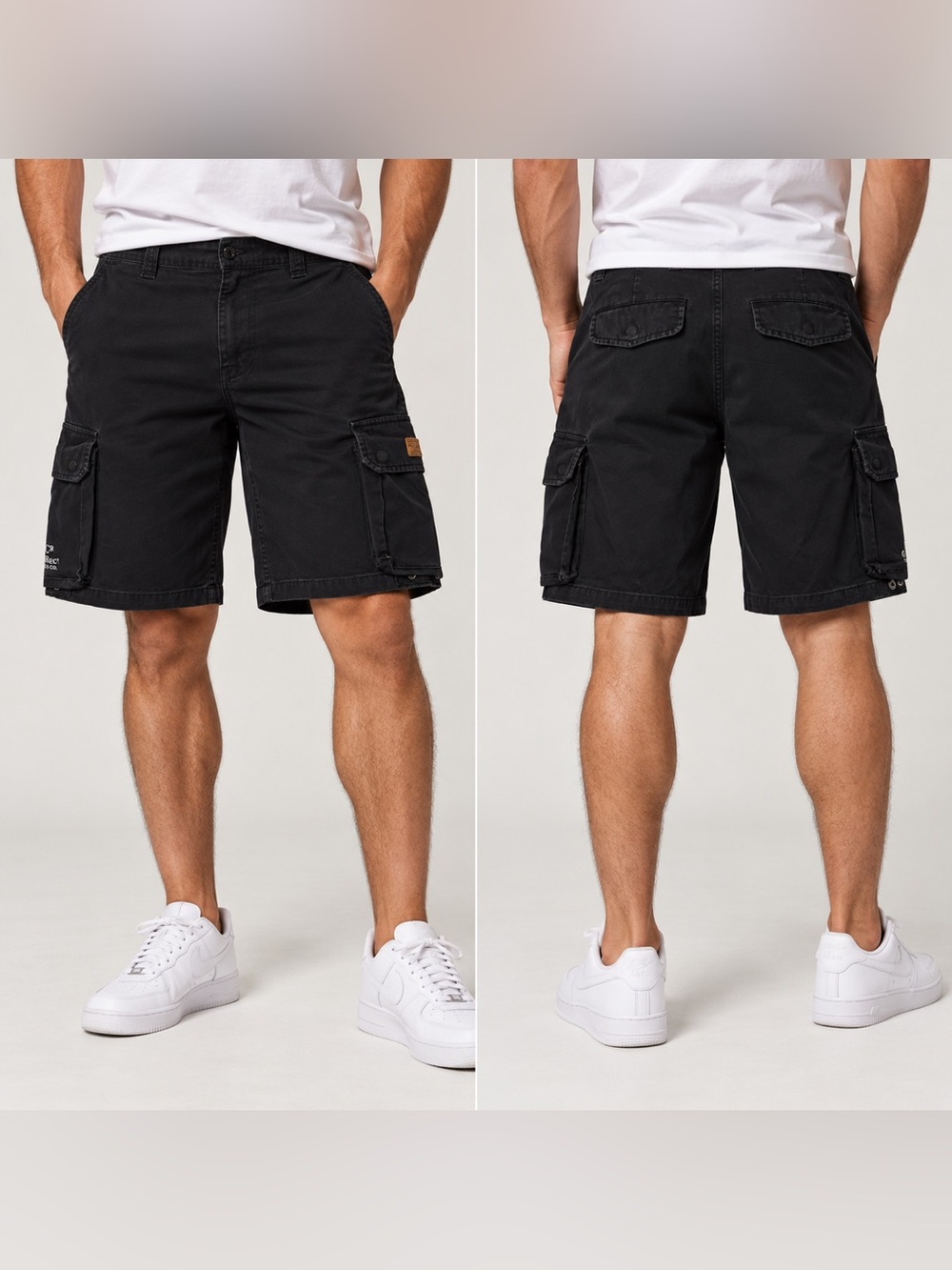 Polo Jeans Co Ralph Lauren Black Cargo Shorts Men’s Size 30